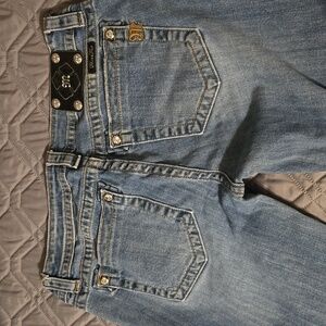 Miss Me Signature Skinny Womens Distressed Jeans